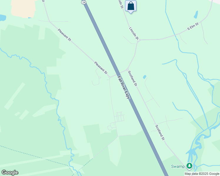 map of restaurants, bars, coffee shops, grocery stores, and more near 270 Pleasant Street in West Bridgewater