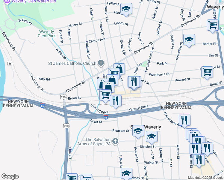 425 Fulton Street, Waverly NY Walk Score