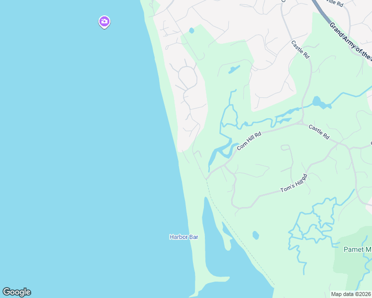 map of restaurants, bars, coffee shops, grocery stores, and more near 2 Corn Hill Lane in Truro
