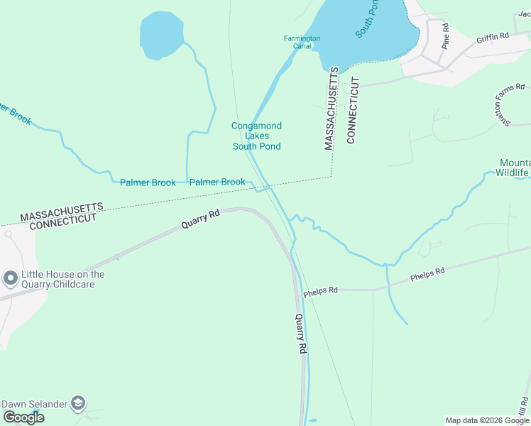 map of restaurants, bars, coffee shops, grocery stores, and more near 670 Quarry Road in Granby