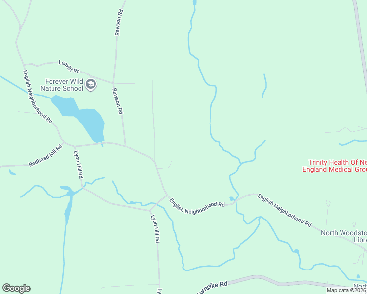 map of restaurants, bars, coffee shops, grocery stores, and more near 15 Braaten Hill Road in Woodstock