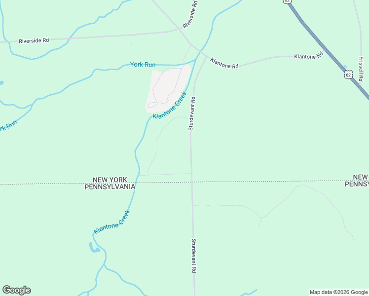 map of restaurants, bars, coffee shops, grocery stores, and more near 131 Sturdevant Road in Jamestown