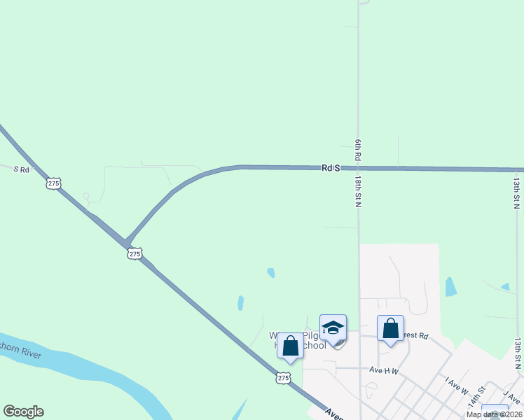 map of restaurants, bars, coffee shops, grocery stores, and more near in Wisner