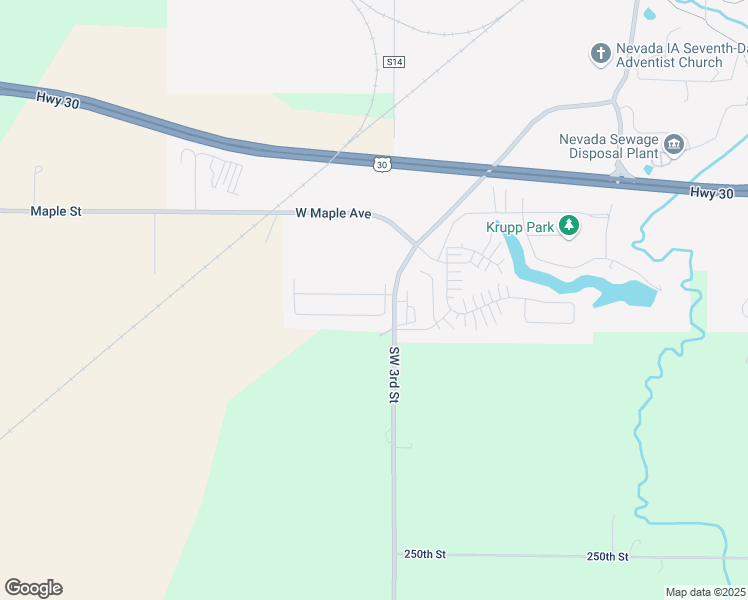 map of restaurants, bars, coffee shops, grocery stores, and more near 201 Hogan Street in Nevada