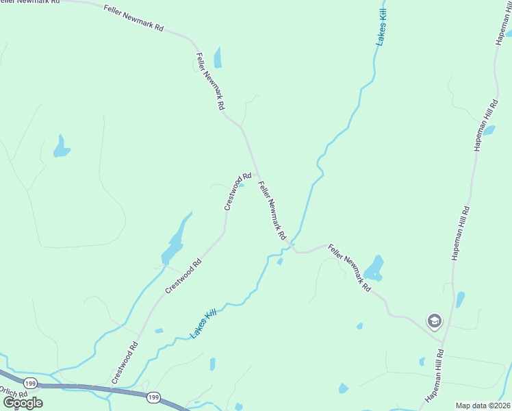 map of restaurants, bars, coffee shops, grocery stores, and more near 150 Crestwood Road in Red Hook