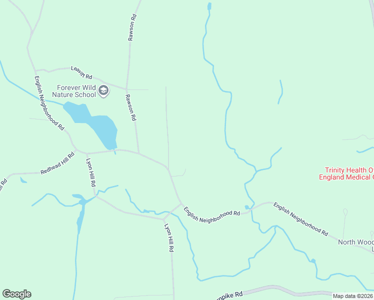map of restaurants, bars, coffee shops, grocery stores, and more near 15 Braaten Hill Road in Woodstock
