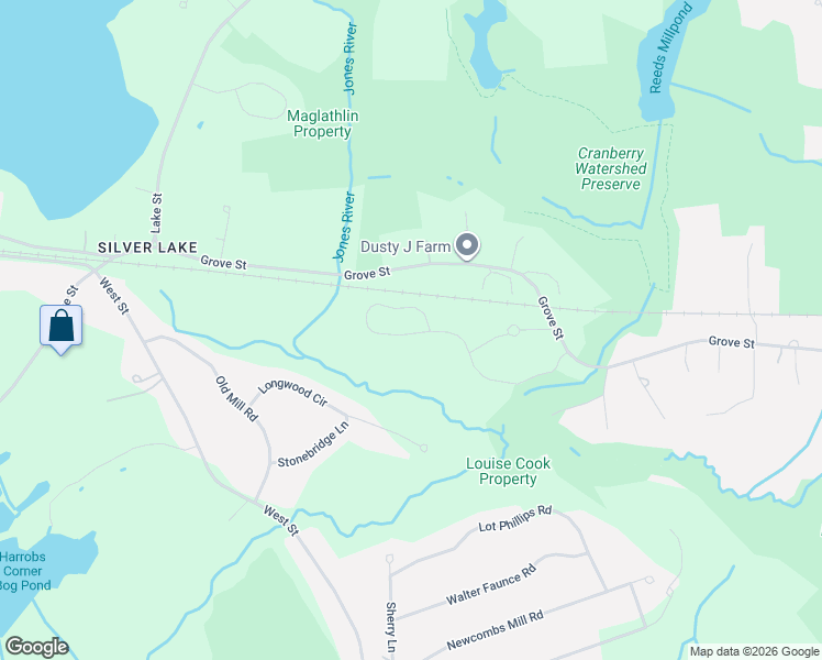 map of restaurants, bars, coffee shops, grocery stores, and more near 72 Three Rivers Drive in Kingston