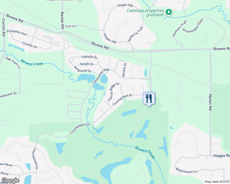 map of restaurants, bars, coffee shops, grocery stores, and more near 1169 Falcon Ridge Drive in Elgin