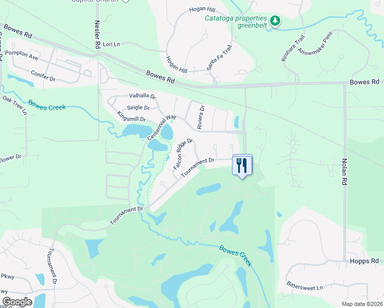 map of restaurants, bars, coffee shops, grocery stores, and more near 1149 Falcon Ridge Drive in Elgin