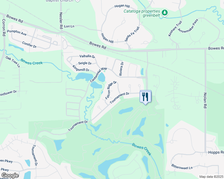 map of restaurants, bars, coffee shops, grocery stores, and more near 1149 Falcon Ridge Drive in Elgin
