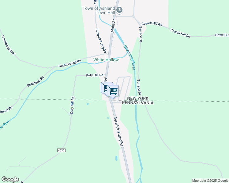 map of restaurants, bars, coffee shops, grocery stores, and more near Bel Air Trailer Court in Wellsburg