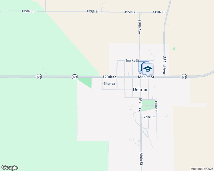 map of restaurants, bars, coffee shops, grocery stores, and more near 100-198 Short Street in Delmar