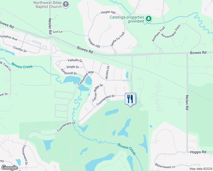 map of restaurants, bars, coffee shops, grocery stores, and more near 1169 Falcon Ridge Drive in Elgin