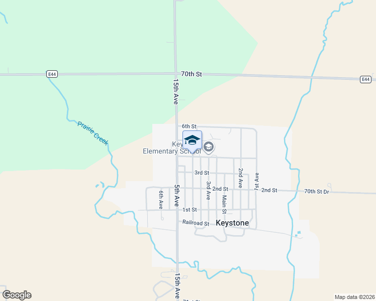 map of restaurants, bars, coffee shops, grocery stores, and more near 407 Komet Court in Keystone