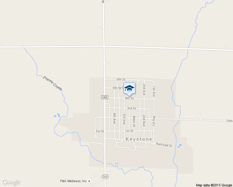 map of restaurants, bars, coffee shops, grocery stores, and more near 407 Komet Ct in Keystone