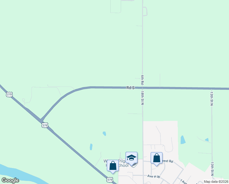 map of restaurants, bars, coffee shops, grocery stores, and more near in Wisner