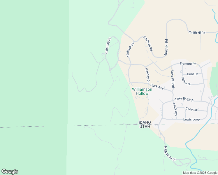 map of restaurants, bars, coffee shops, grocery stores, and more near 627 Calamity Drive in Fish Haven