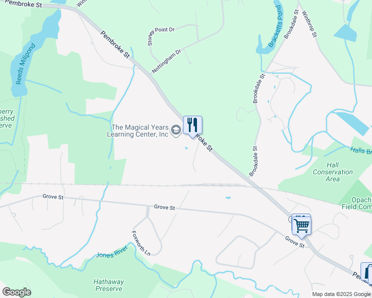 map of restaurants, bars, coffee shops, grocery stores, and more near 3 Joseph Street in Kingston