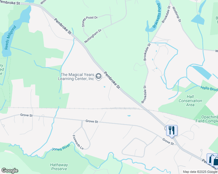 map of restaurants, bars, coffee shops, grocery stores, and more near 3 Joseph Street in Kingston