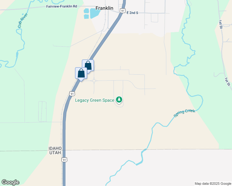 map of restaurants, bars, coffee shops, grocery stores, and more near 611 Lakeside Drive in Franklin