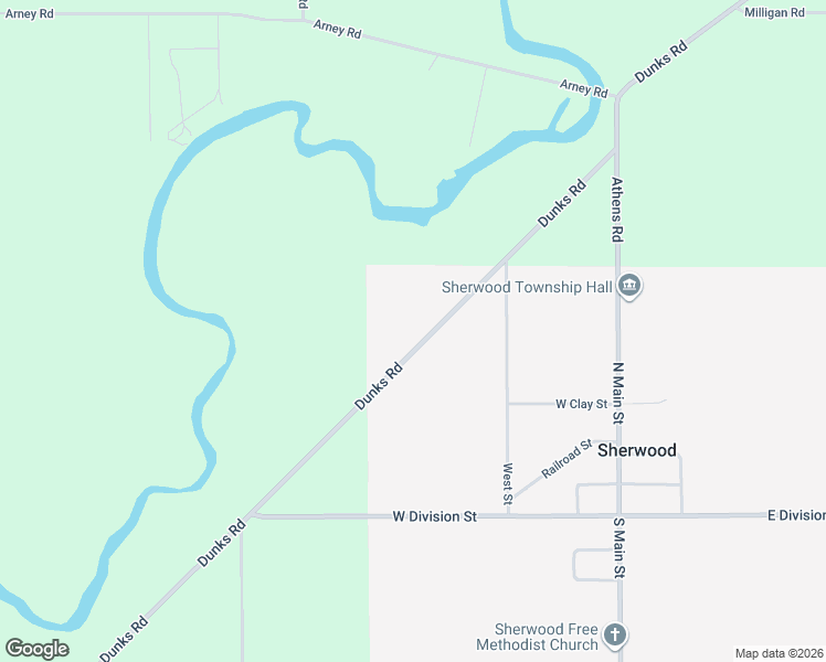 map of restaurants, bars, coffee shops, grocery stores, and more near 1066 Dunks Road in Sherwood