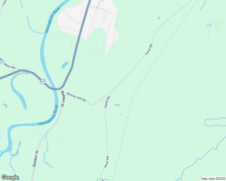 map of restaurants, bars, coffee shops, grocery stores, and more near 180 Sand Road in Canaan
