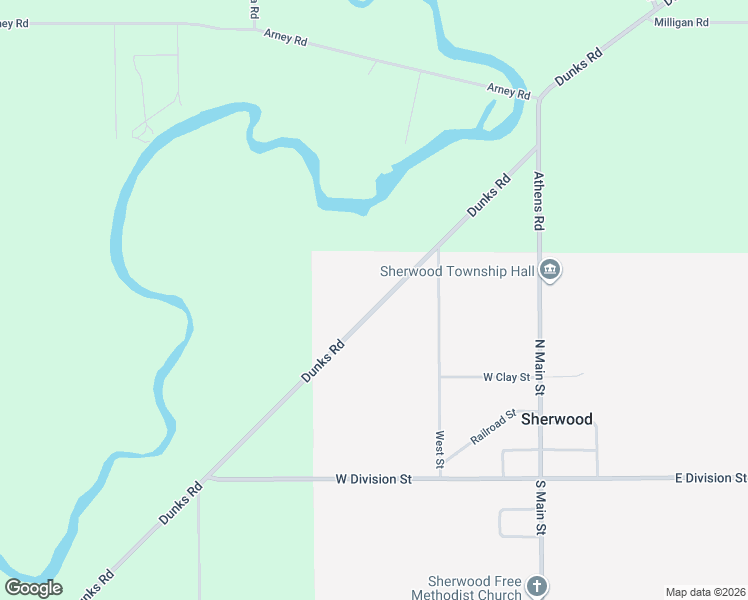 map of restaurants, bars, coffee shops, grocery stores, and more near 1066 Dunks Road in Sherwood