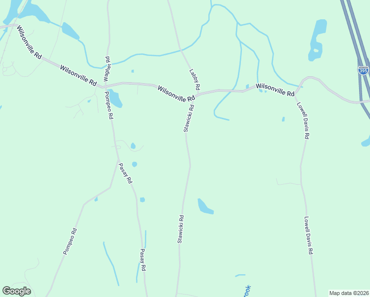 map of restaurants, bars, coffee shops, grocery stores, and more near 223 Stawicki Road in Thompson