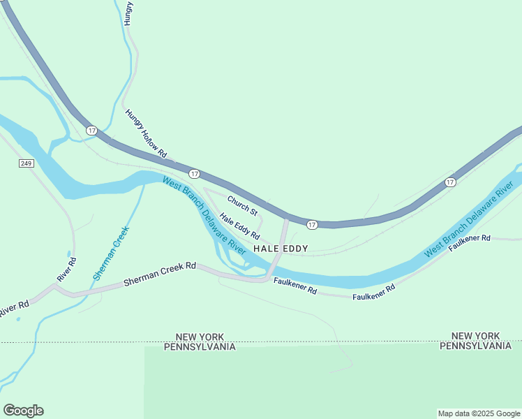 map of restaurants, bars, coffee shops, grocery stores, and more near 30550 New York 17 in Hancock