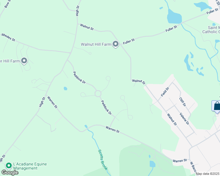 map of restaurants, bars, coffee shops, grocery stores, and more near 9 Farrier Way in Plainville