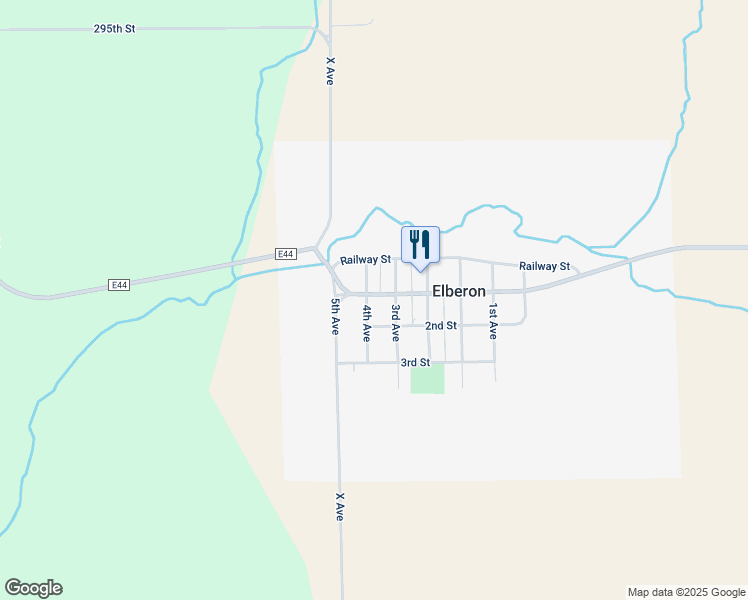 map of restaurants, bars, coffee shops, grocery stores, and more near 1st Street in Elberon