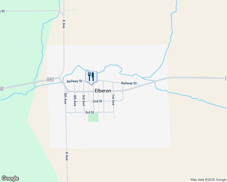 map of restaurants, bars, coffee shops, grocery stores, and more near 1st Street in Elberon