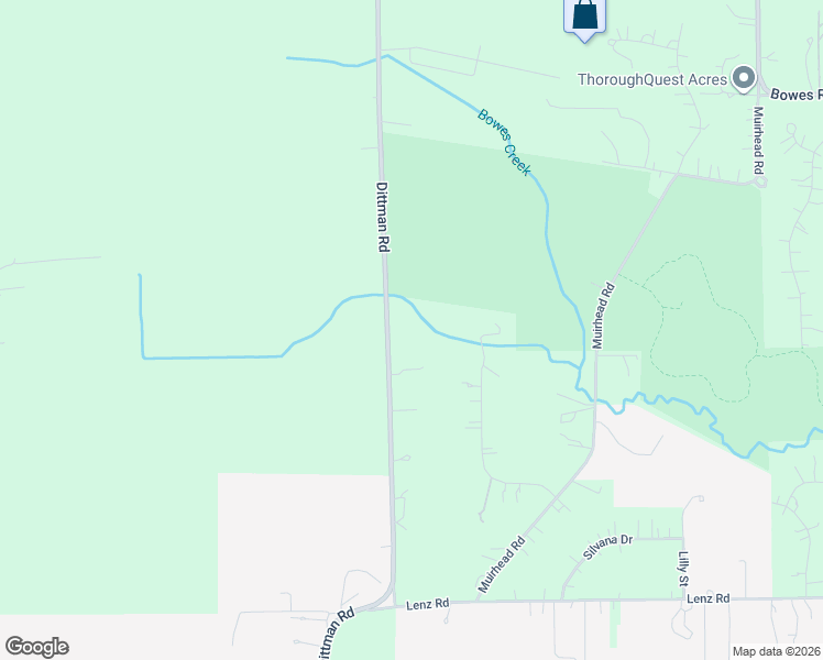 map of restaurants, bars, coffee shops, grocery stores, and more near 9N983 Dittman Road in Elgin