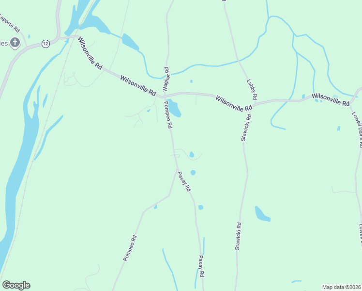 map of restaurants, bars, coffee shops, grocery stores, and more near 405 Pompeo Road in Thompson