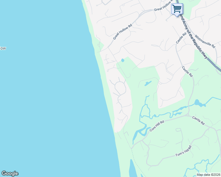 map of restaurants, bars, coffee shops, grocery stores, and more near 23 Corn Hill Landing in Truro