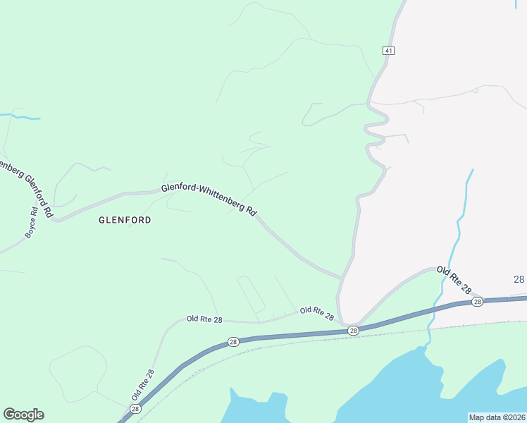 map of restaurants, bars, coffee shops, grocery stores, and more near 67 Glenford-Whittenberg Road in Ulster County