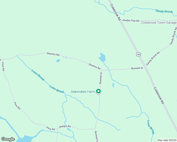 map of restaurants, bars, coffee shops, grocery stores, and more near 11 Shantry Road in Colebrook