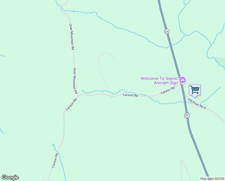 map of restaurants, bars, coffee shops, grocery stores, and more near 462 Carson Road in Millerton