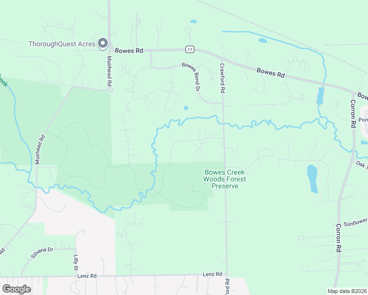 map of restaurants, bars, coffee shops, grocery stores, and more near 9N530 Creekwood Court in Elgin
