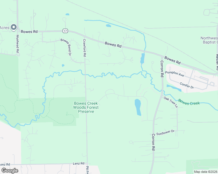 map of restaurants, bars, coffee shops, grocery stores, and more near 4378 John Milton Road in Elgin