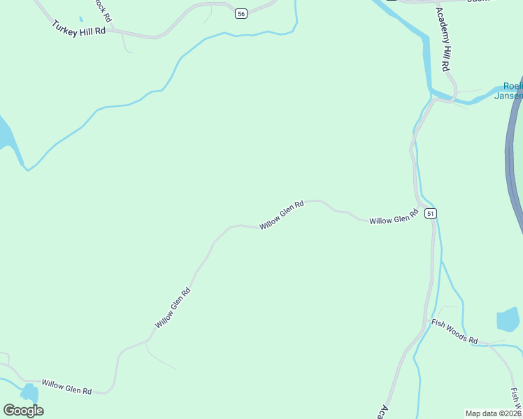 map of restaurants, bars, coffee shops, grocery stores, and more near 301 Willow Glen Road in Red Hook