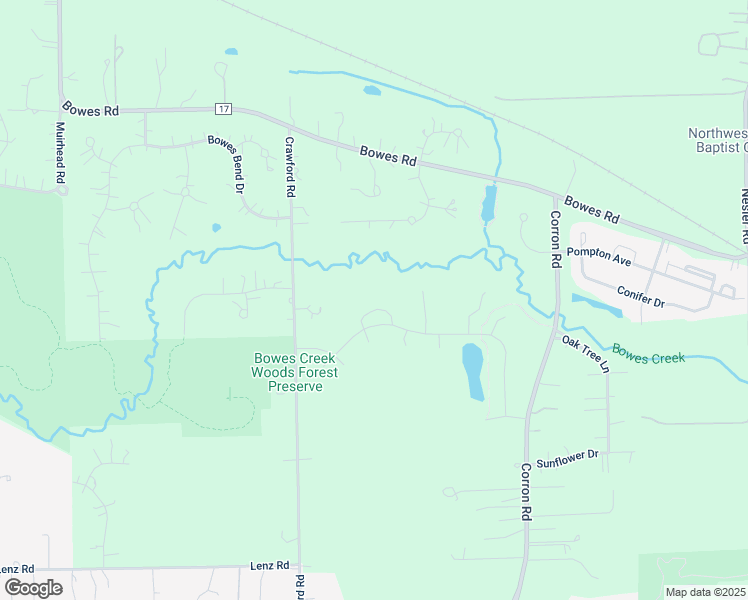map of restaurants, bars, coffee shops, grocery stores, and more near 4378 John Milton Road in Elgin
