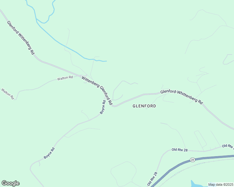 map of restaurants, bars, coffee shops, grocery stores, and more near 37-99 The Ridge in Glenford
