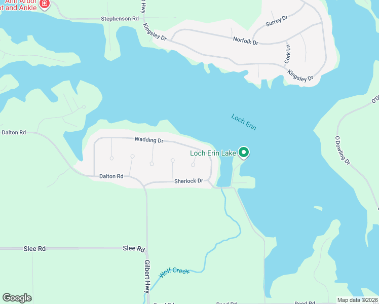 map of restaurants, bars, coffee shops, grocery stores, and more near 7563 Wadding Drive in Onsted