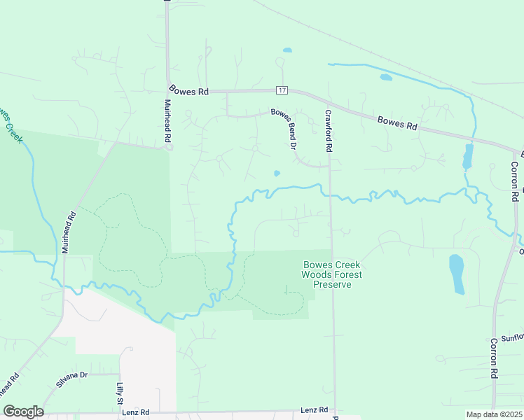 map of restaurants, bars, coffee shops, grocery stores, and more near 40W962 Creekwood Drive in Elgin
