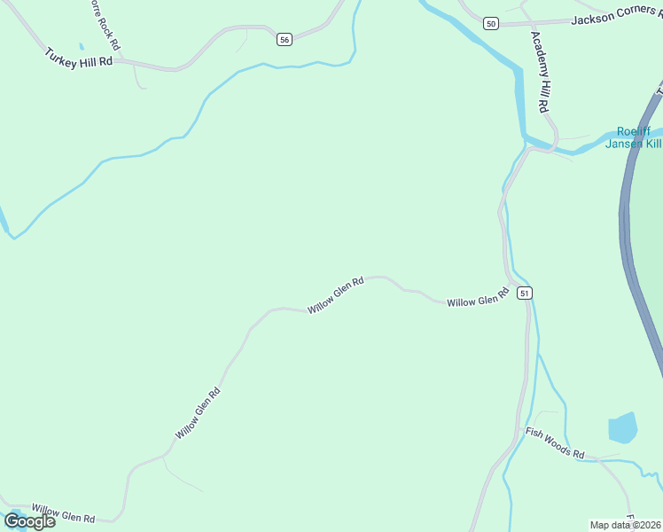 map of restaurants, bars, coffee shops, grocery stores, and more near 301 Willow Glen Road in Red Hook