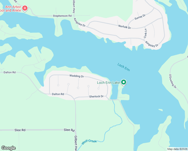 map of restaurants, bars, coffee shops, grocery stores, and more near 7583 Wadding Drive in Onsted
