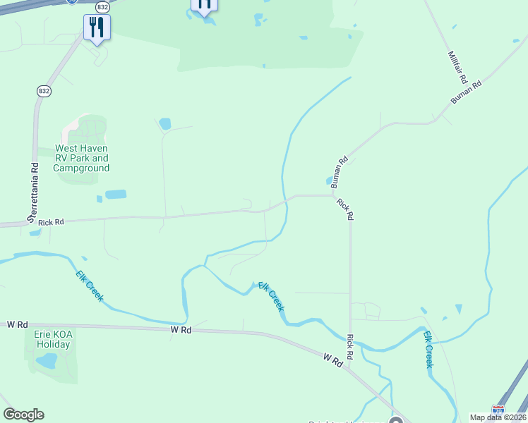 map of restaurants, bars, coffee shops, grocery stores, and more near 6300 Rick Rd in Fairview