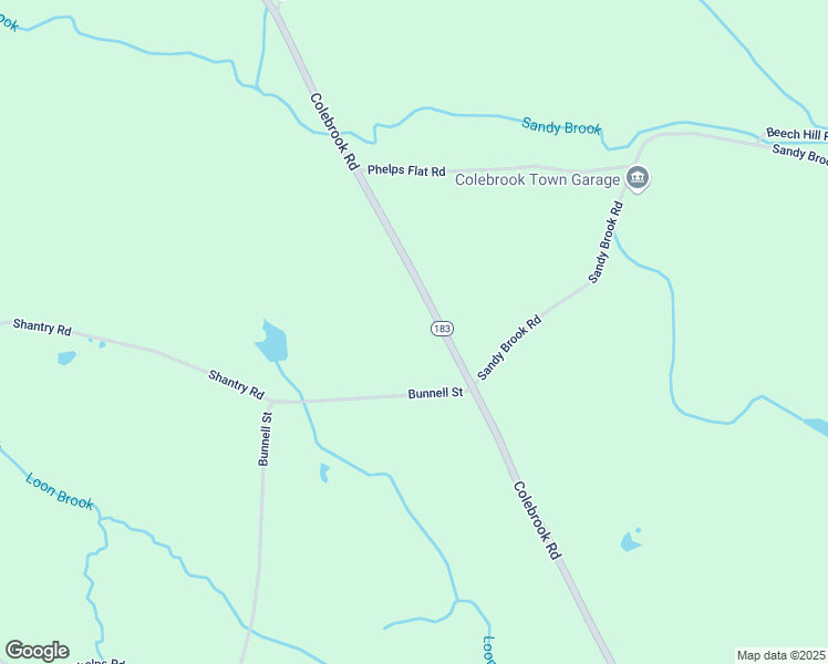 map of restaurants, bars, coffee shops, grocery stores, and more near 677 Colebrook Road in Colebrook