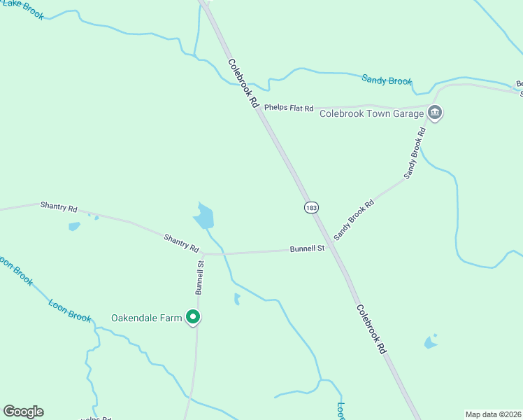 map of restaurants, bars, coffee shops, grocery stores, and more near 677 Colebrook Road in Colebrook